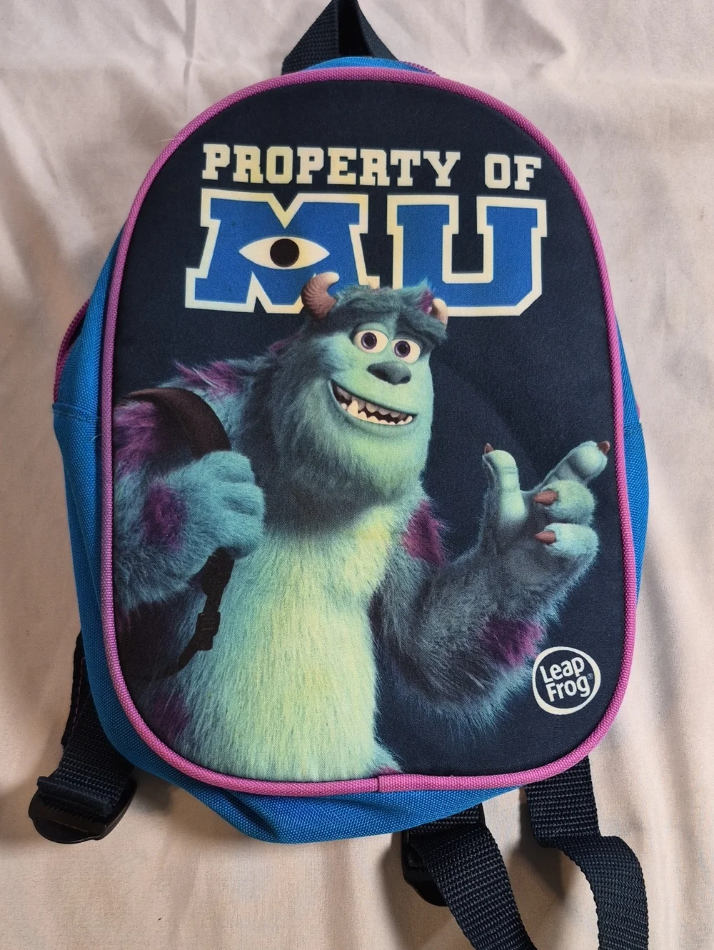 Monsters University Sulley Kids Backpack - Blue & Purple
